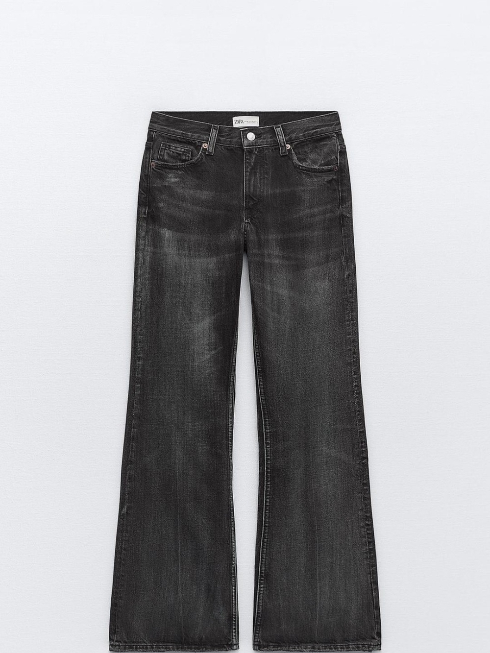 ZARA TRF Mid Rise Flare Jeans